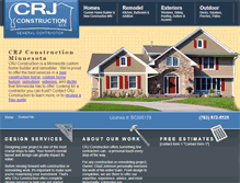 Tablet Screenshot of crjconstructionllc.com